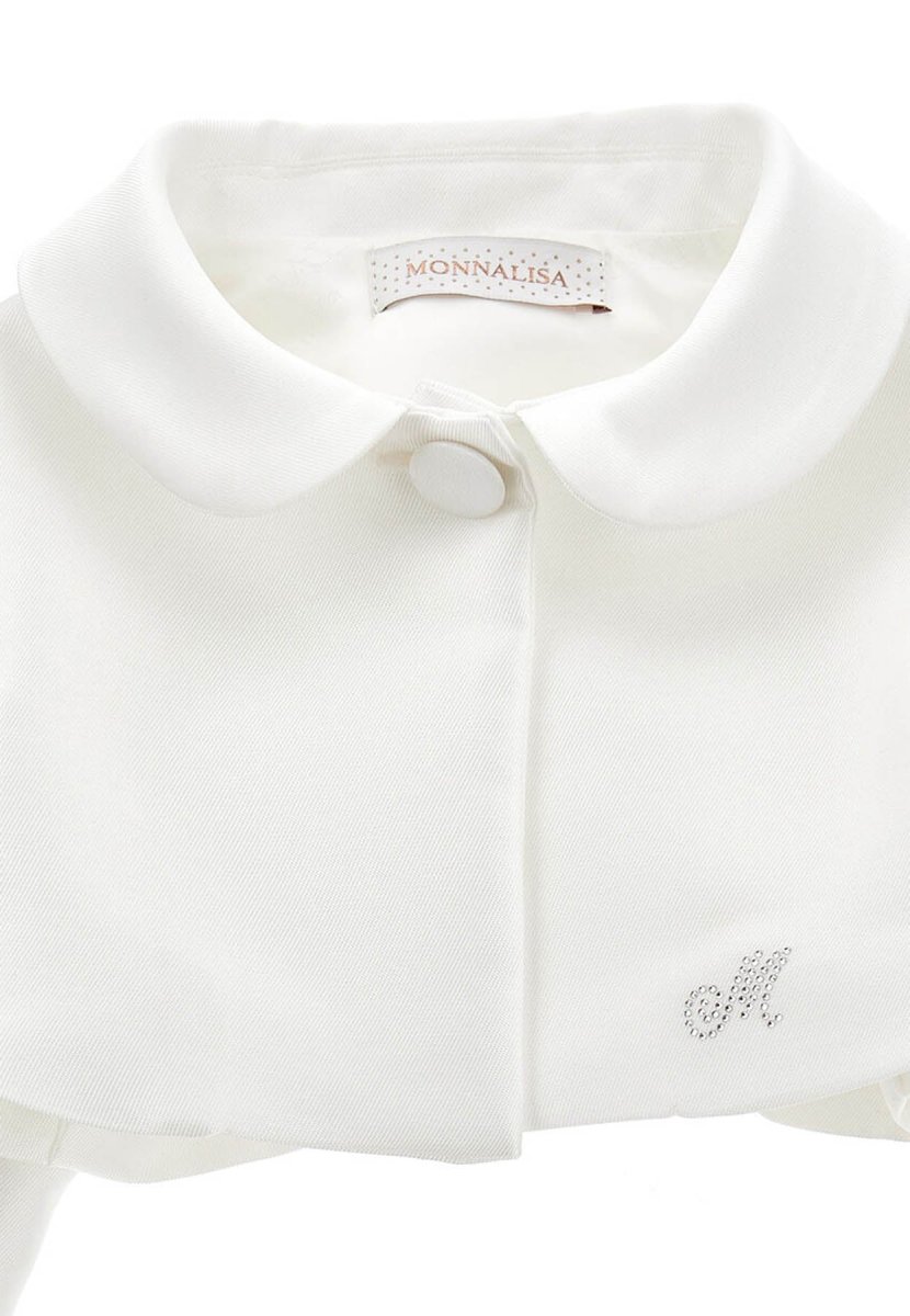 Monnalisa bolerino bianco neonata - immagine 4