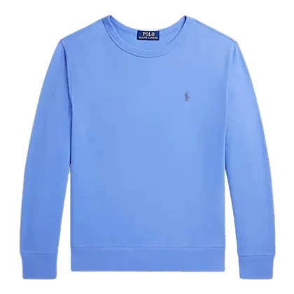 Ralph Lauren felpa blu bambino in cotone