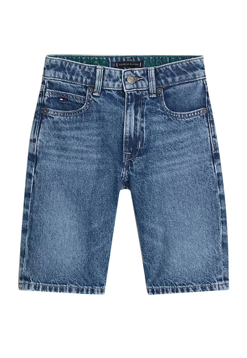 Tommy Hilfiger bermuda blu bambino in denim