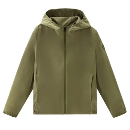 Woolrich Kids giubbino verde bambino