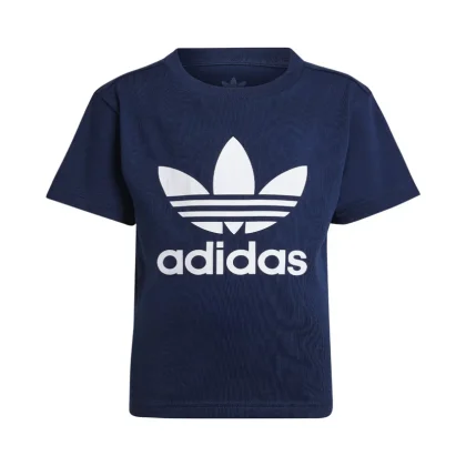 Adidas t-shirt blu bambino in cotone