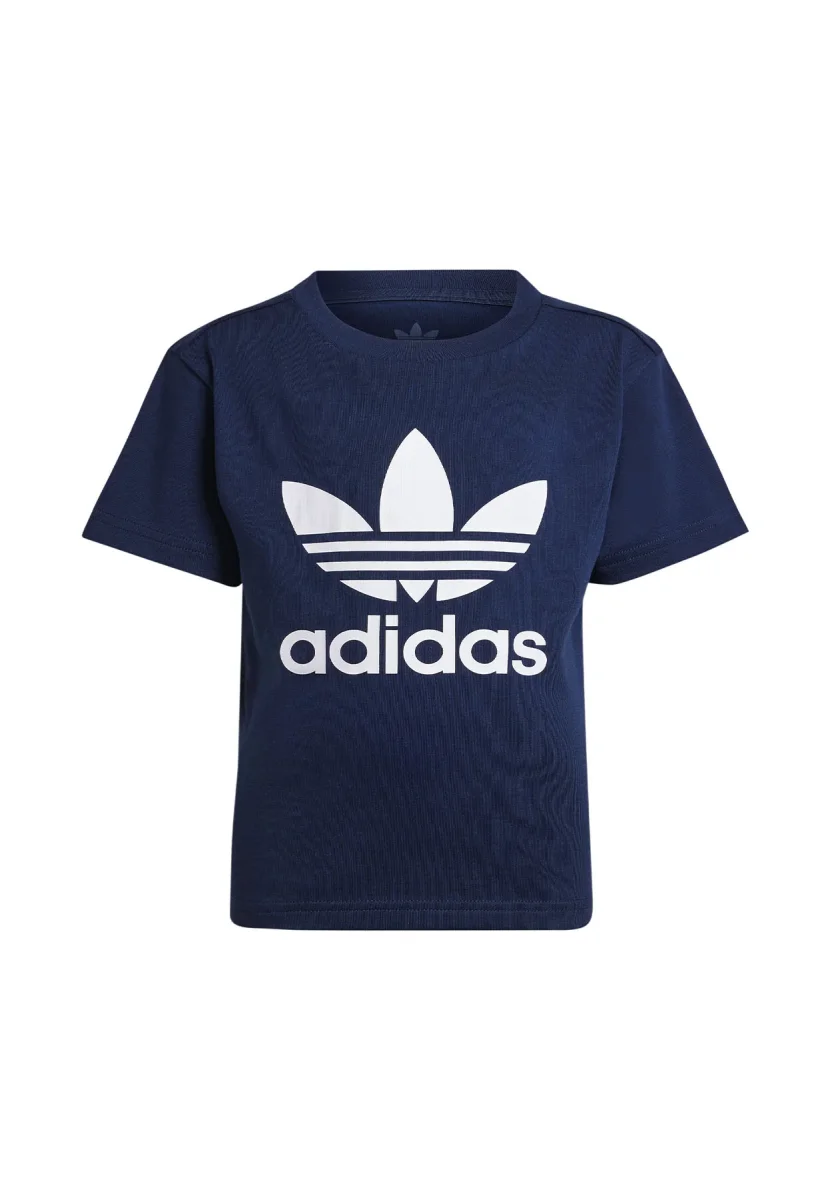Adidas t-shirt blu bambino in cotone