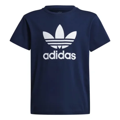 Adidas t-shirt blu bambino in cotone