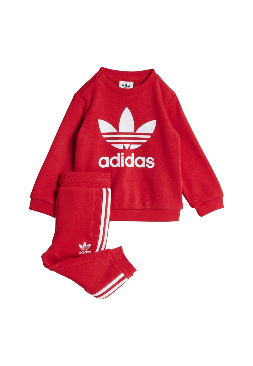 Adidas tuta rossa neonato in cotone - immagine 2