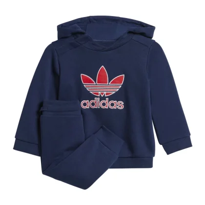 Adidas tuta blu bambino in cotone