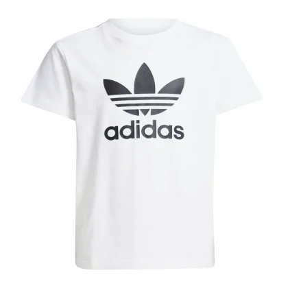 Adidas t-shirt bianca bambino in cotone