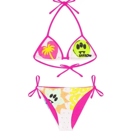 Barrow costume bianco bambina in tessuto tecnico
