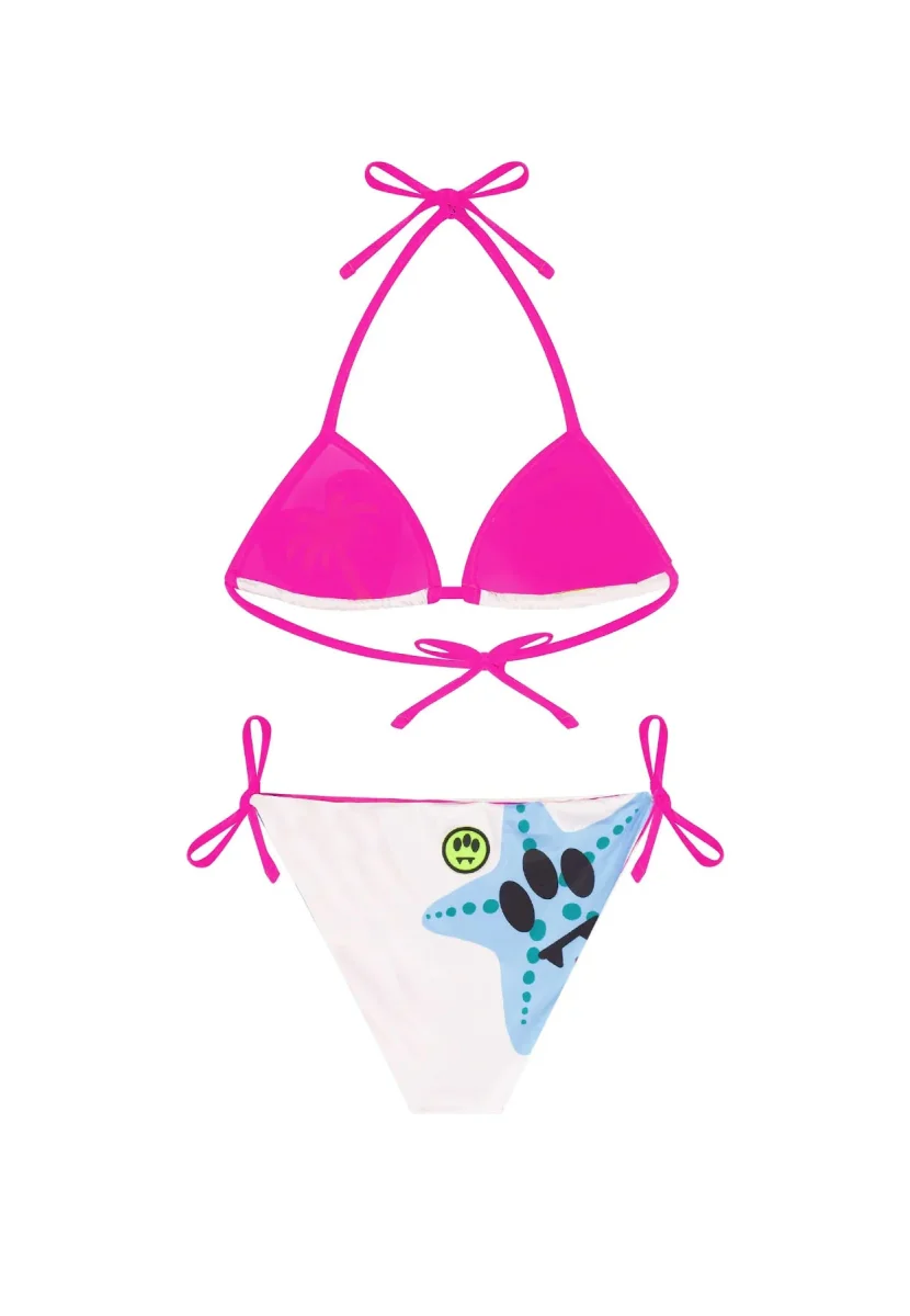 Barrow costume bianco bambina in tessuto tecnico - immagine 3