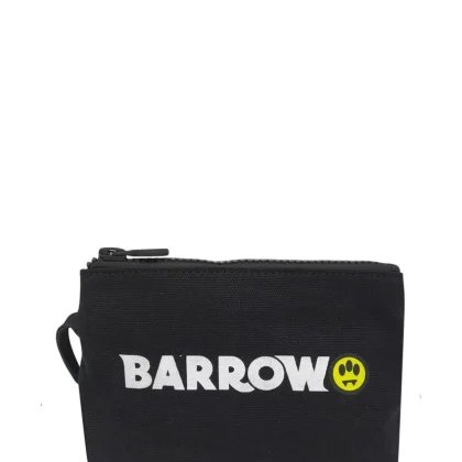 Barrow pochette nera bambino in canvas