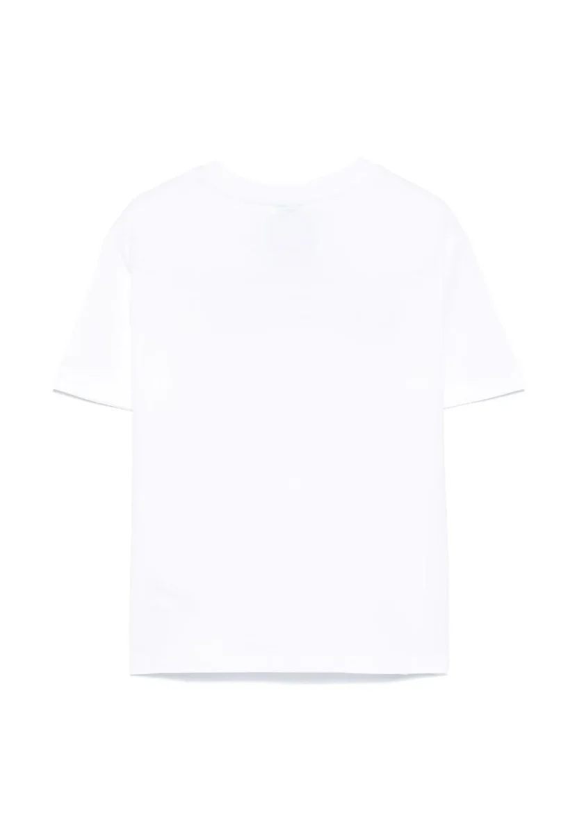 Barrow t-shirt bianca bambino in jersey di cotone - immagine 3