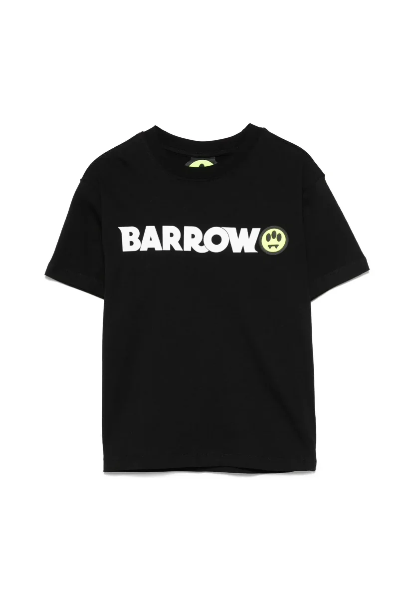 Barrow t-shirt nera bambino in jersey di cotone - immagine 2
