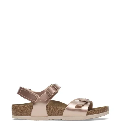Birkenstock sandali Rio AS kids electric metallic copper bambina