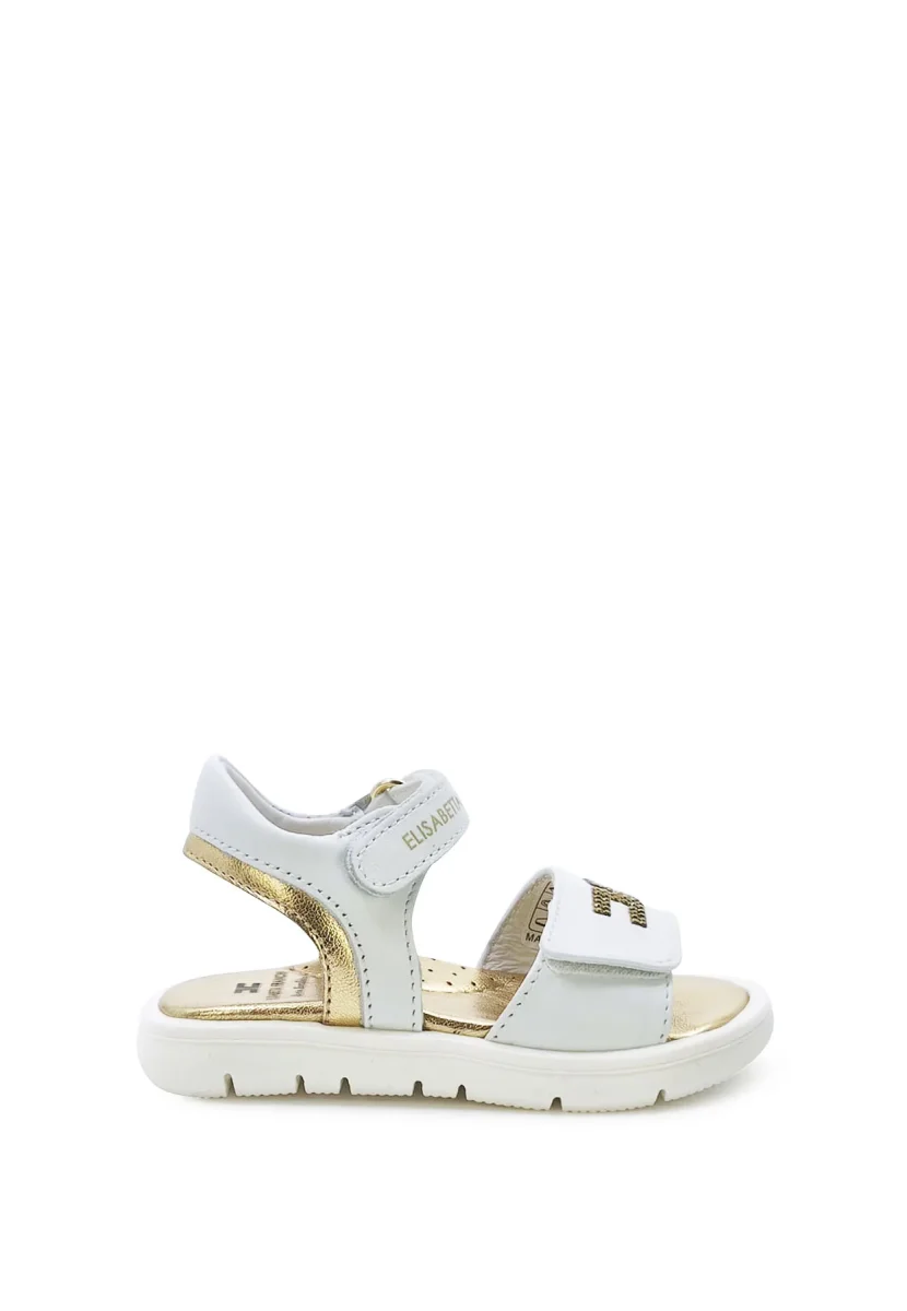 Elisabetta Franchi La Mia Bambina sandali bianchi bambina