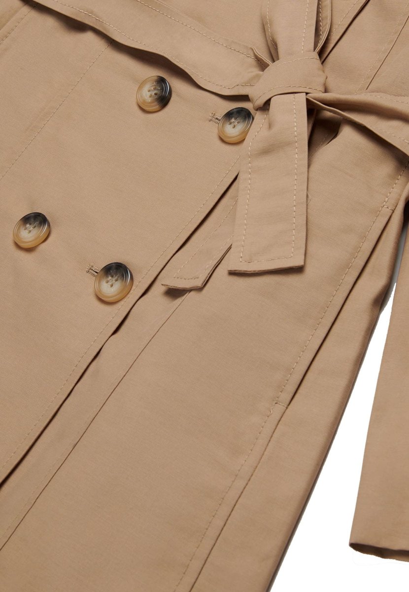 Max&Co trench beige bambina in cotone tecnico - immagine 5