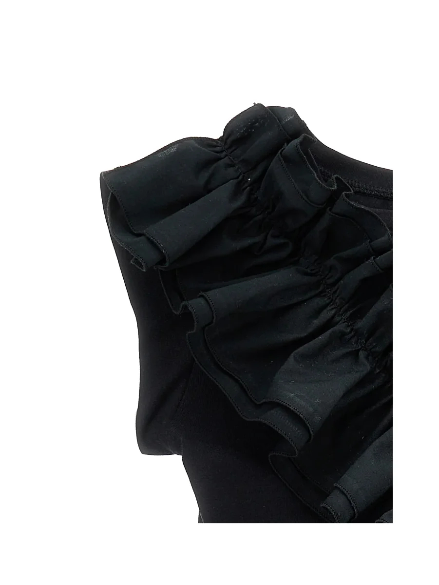 Monnalisa top nero bambina in cotone - immagine 4