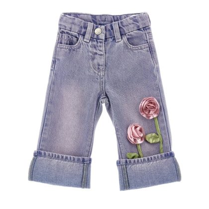 Monnalisa jeans neonata in denim
