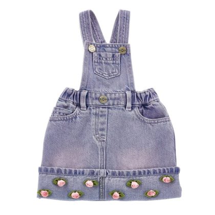Monnalisa salopette neonata in denim