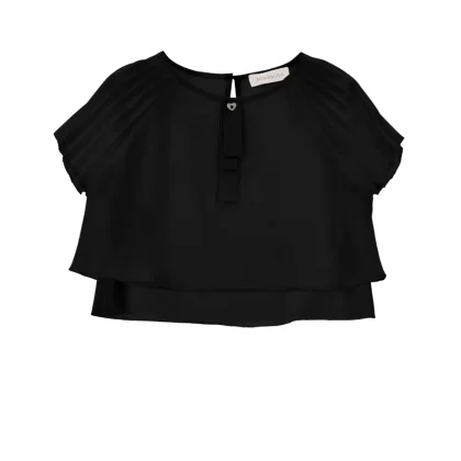 Monnalisa top nero bambina