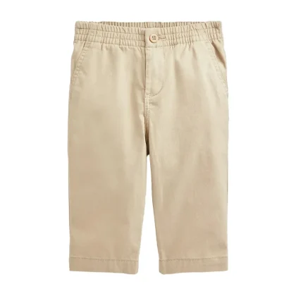 Ralph Lauren pantalone beige neonato in cotone