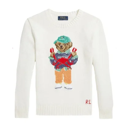 Ralph Lauren maglia bianca bambino in cotone