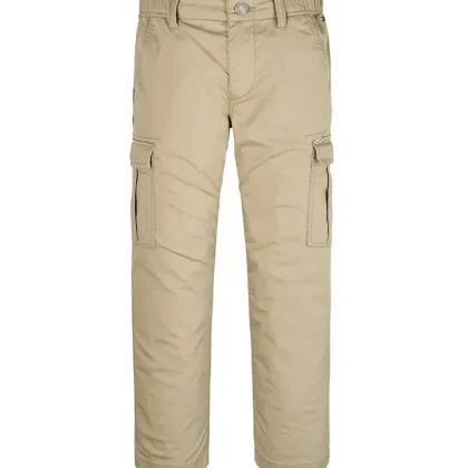 Tommy Hilfiger pantalone beige bambino in cotone