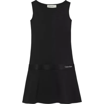 Vestito bambina Calvin Klein Jeans nero in punto Milano