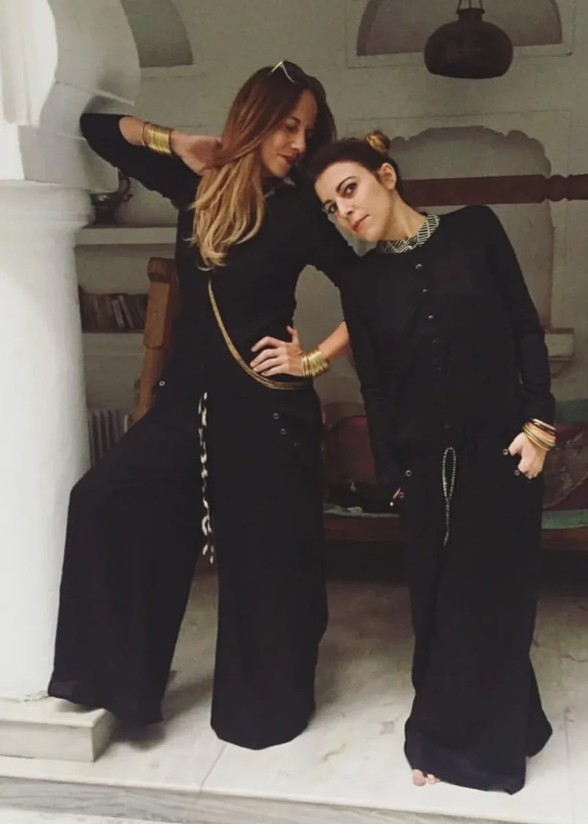 “Black Spirit” – Tuta boho chic in cotone naturale - immagine 4