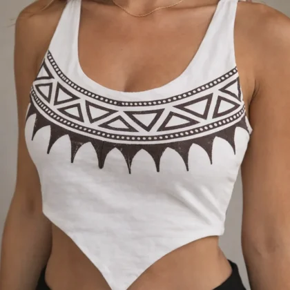 Yoga Block Print Top